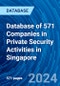 Database of 571 Companies in Private Security Activities in Singapore - Product Image