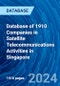 Database of 1910 Companies in Satellite Telecommunications Activities in Singapore - Product Image