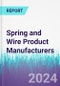 Spring and Wire Product Manufacturers - Product Thumbnail Image