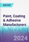 Paint, Coating & Adhesive Manufacturers - Product Image