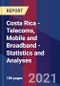 Costa Rica - Telecoms, Mobile and Broadband - Statistics and Analyses - Product Thumbnail Image