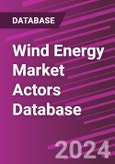 Wind Energy Market Actors Database- Product Image