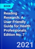 Reading Research. A User-Friendly Guide for Health Professionals. Edition No. 7- Product Image