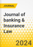 Journal of banking & Insurance Law- Product Image