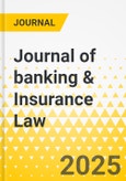 Journal of banking & Insurance Law- Product Image