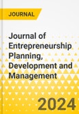 Journal of Entrepreneurship Planning, Development and Management- Product Image