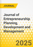 Journal of Entrepreneurship Planning, Development and Management- Product Image