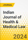 Indian Journal of Health & Medical Law- Product Image