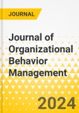 Journal of Organizational Behavior Management- Product Image