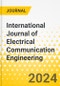 International Journal of Electrical Communication Engineering - Product Thumbnail Image