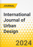 International Journal of Urban Design- Product Image