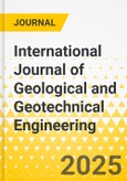 International Journal of Geological and Geotechnical Engineering- Product Image