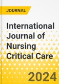 International Journal of Nursing Critical Care- Product Image