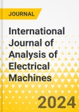 International Journal of Analysis of Electrical Machines- Product Image
