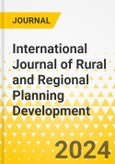 International Journal of Rural and Regional Planning Development- Product Image