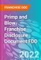Primp and Blow Franchise Disclosure Document FDD - Product Thumbnail Image