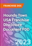 Hounds Town USA Franchise Disclosure Document FDD- Product Image
