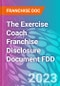 The Exercise Coach Franchise Disclosure Document FDD - Product Thumbnail Image