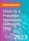 Chick-fil-A Franchise Disclosure Document FDD - Product Thumbnail Image