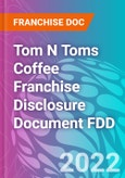 Tom N Toms Coffee Franchise Disclosure Document FDD- Product Image