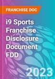 i9 Sports Franchise Disclosure Document FDD- Product Image