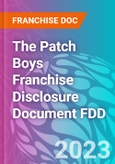 The Patch Boys Franchise Disclosure Document FDD- Product Image