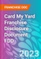 Card My Yard Franchise Disclosure Document FDD - Product Thumbnail Image