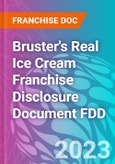 Bruster's Real Ice Cream Franchise Disclosure Document FDD- Product Image