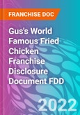 Gus's World Famous Fried Chicken Franchise Disclosure Document FDD- Product Image