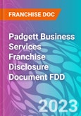Padgett Business Services Franchise Disclosure Document FDD- Product Image