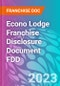 Econo Lodge Franchise Disclosure Document FDD - Product Thumbnail Image