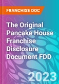 The Original Pancake House Franchise Disclosure Document FDD- Product Image
