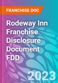 Rodeway Inn Franchise Disclosure Document FDD- Product Image