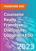 Counselor Realty Franchise Disclosure Document FDD- Product Image