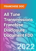 All Tune Transmissions Franchise Disclosure Document FDD- Product Image