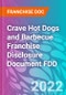 Crave Hot Dogs and Barbecue Franchise Disclosure Document FDD - Product Thumbnail Image