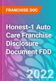 Honest-1 Auto Care Franchise Disclosure Document FDD- Product Image