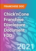 Chick'nCone Franchise Disclosure Document FDD- Product Image