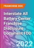 Interstate All Battery Center Franchise Disclosure Document FDD- Product Image