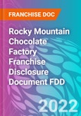 Rocky Mountain Chocolate Factory Franchise Disclosure Document FDD- Product Image