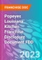 Popeyes Louisiana Kitchen Franchise Disclosure Document FDD - Product Thumbnail Image