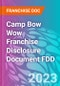 Camp Bow Wow Franchise Disclosure Document FDD - Product Thumbnail Image