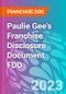 Paulie Gee's Franchise Disclosure Document FDD - Product Thumbnail Image