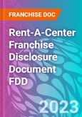 Rent-A-Center Franchise Disclosure Document FDD- Product Image