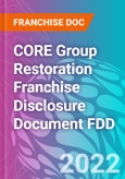 CORE Group Restoration Franchise Disclosure Document FDD- Product Image