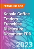 Kahala Coffee Traders Franchise Disclosure Document FDD- Product Image