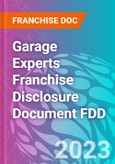 Garage Experts Franchise Disclosure Document FDD- Product Image