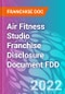 Air Fitness Studio Franchise Disclosure Document FDD - Product Thumbnail Image