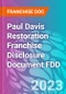 Paul Davis Restoration Franchise Disclosure Document FDD - Product Thumbnail Image