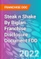 Steak n Shake By Biglari Franchise Disclosure Document FDD - Product Thumbnail Image
